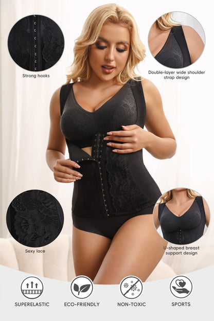 Adjustable Tummy Control Seamless Thoracic Support Back Brace